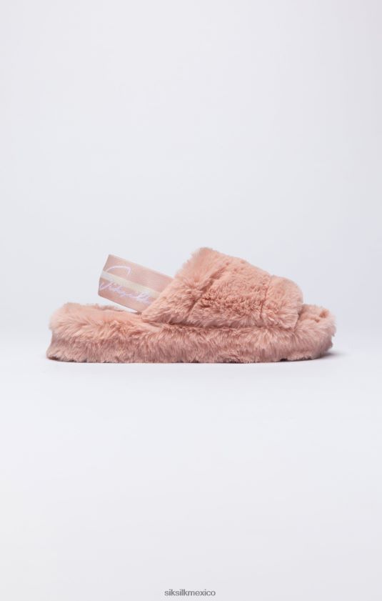 zapatilla rosa esponjosa calzado mujer SikSilk 8TT44N274