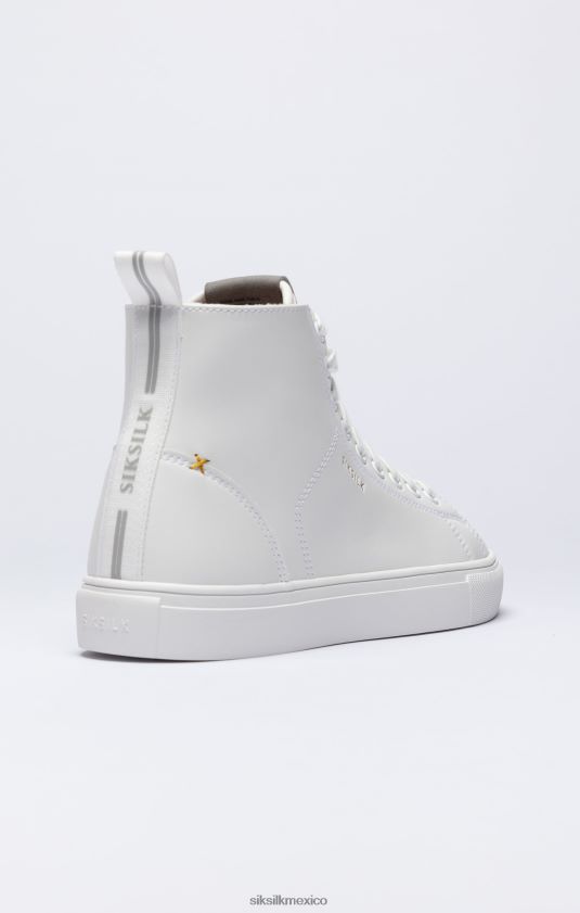 zapatillas altas clásicas blancas calzado mujer SikSilk 8TT44N257