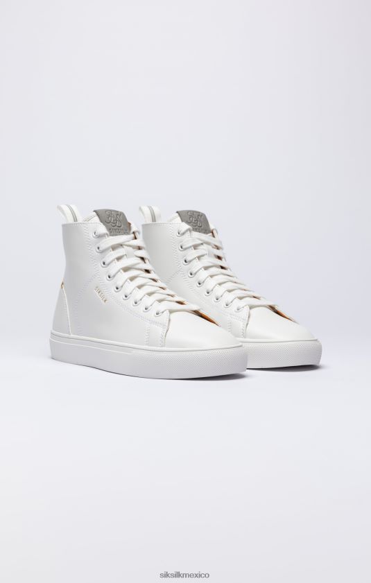 zapatillas altas clásicas blancas calzado mujer SikSilk 8TT44N257