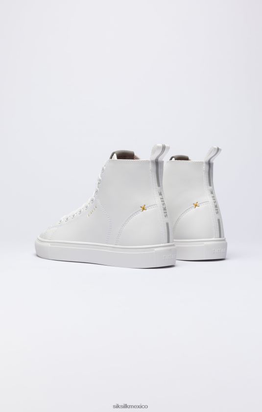 zapatillas altas clásicas blancas calzado mujer SikSilk 8TT44N257