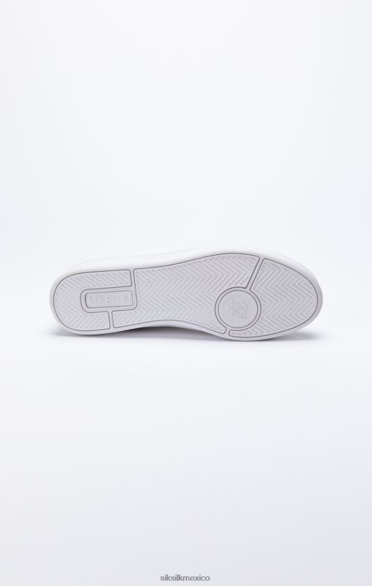 zapatillas casual bajas blancas calzado mujer SikSilk 8TT44N259