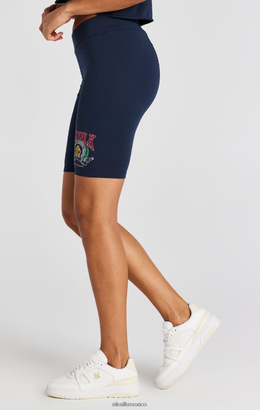 shorts de ciclo universitario azul marino vestir mujer SikSilk 8TT44N194