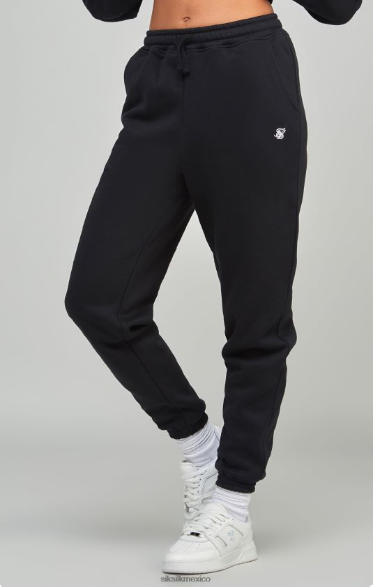 jogger esencial negro vestir mujer SikSilk 8TT44N177