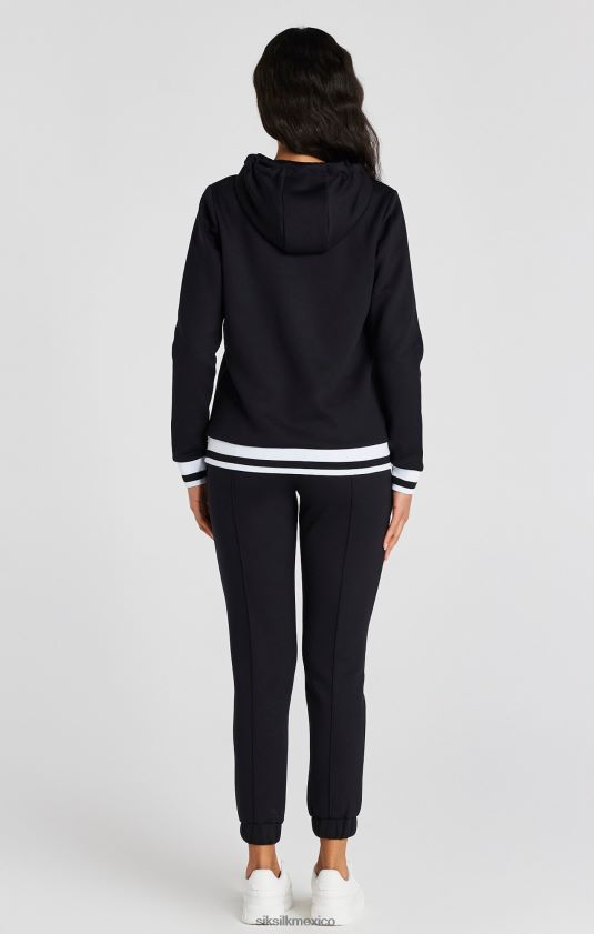 pantalón de baloncesto negro vestir mujer SikSilk 8TT44N168