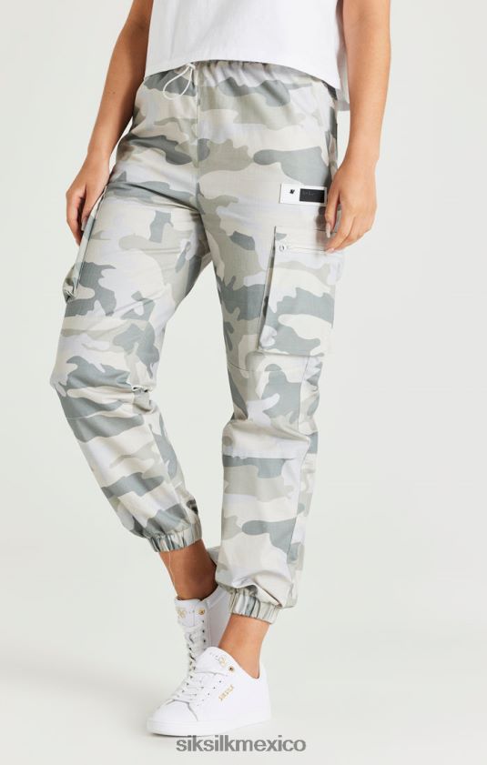 pantalón cargo de camuflaje antidesgarro vestir mujer SikSilk 8TT44N180
