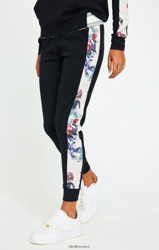 pantalones de flores botánicas - negro vestir mujer SikSilk 8TT44N183
