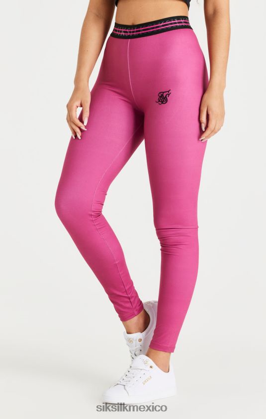 legging con cinta rosa vestir mujer SikSilk 8TT44N171