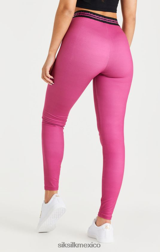 legging con cinta rosa vestir mujer SikSilk 8TT44N171