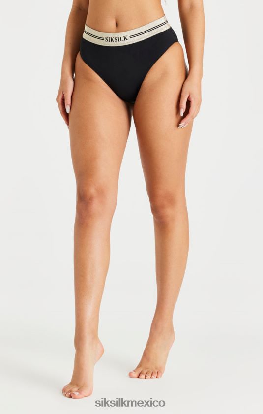 braguitas de bikini supremacy - negro vestir mujer SikSilk 8TT44N182