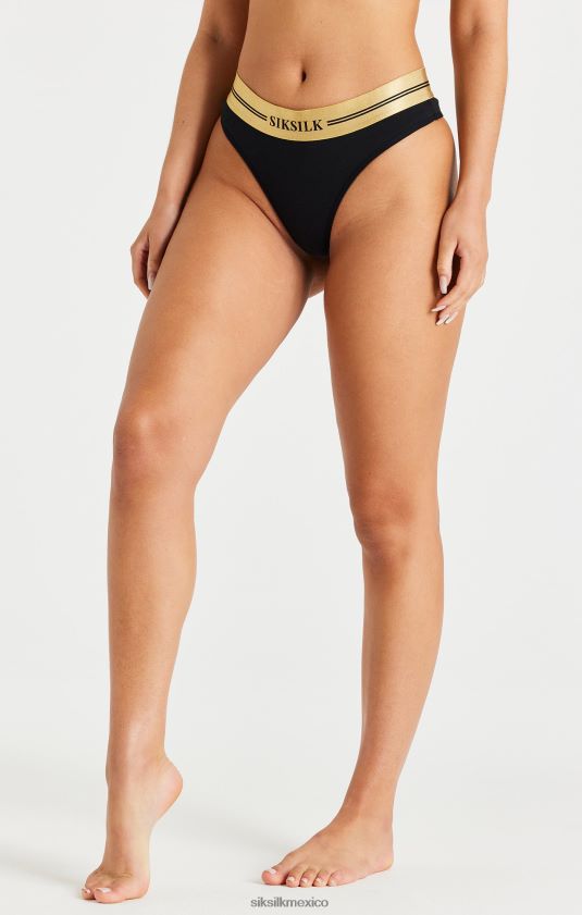 pack de 3 tangas negro, blanco y gris vestir mujer SikSilk 8TT44N210