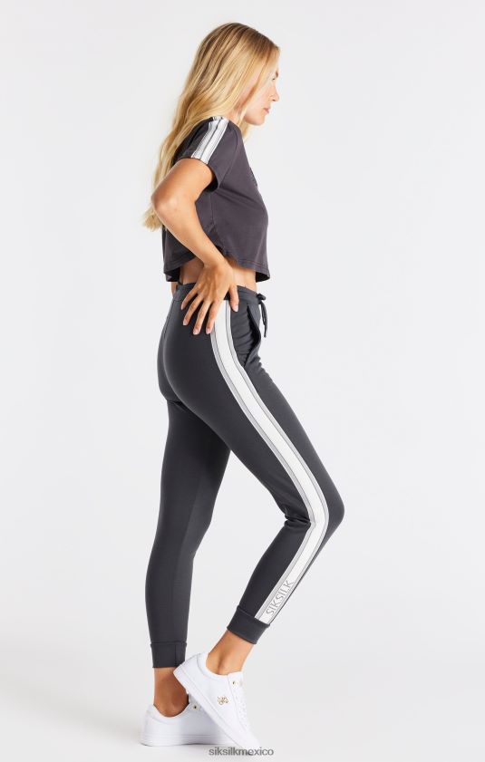 camiseta corta gris vestir mujer SikSilk 8TT44N30