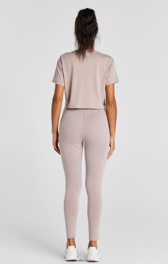 camiseta corta rosa lavada vestir mujer SikSilk 8TT44N34