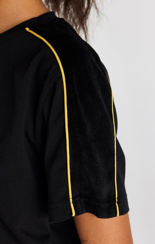 camiseta negra vestir mujer SikSilk 8TT44N49