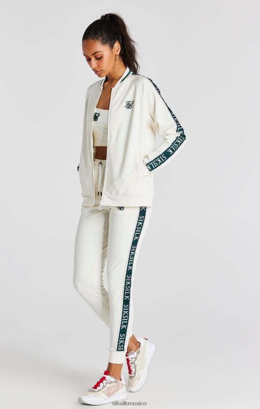 bomber con cinta color crudo vestir mujer SikSilk 8TT44N89