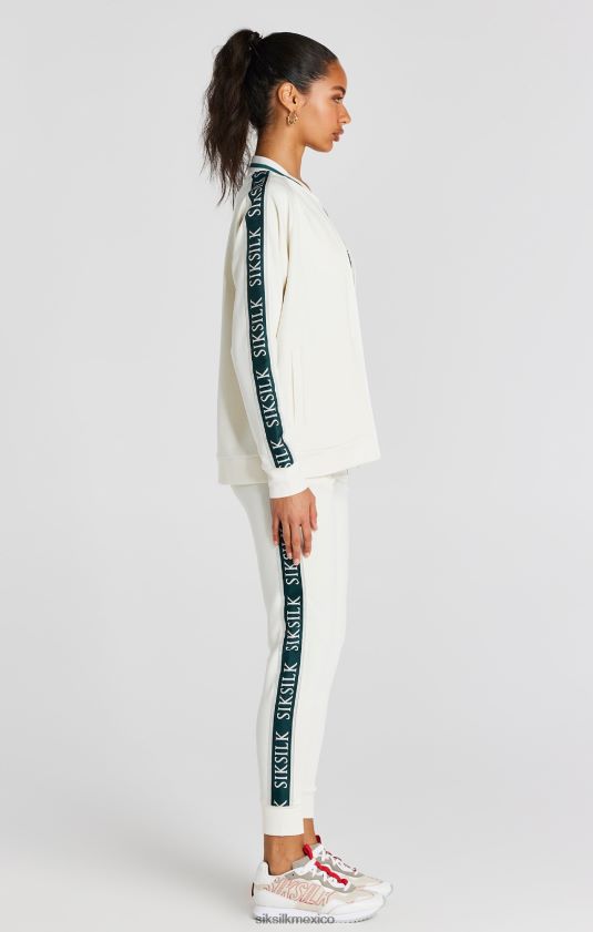 bomber con cinta color crudo vestir mujer SikSilk 8TT44N89