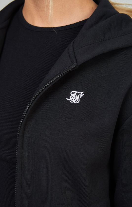 cremallera esencial negra vestir mujer SikSilk 8TT44N100