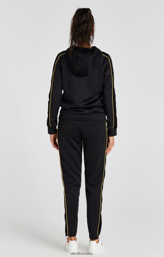 top deportivo negro vestir mujer SikSilk 8TT44N106