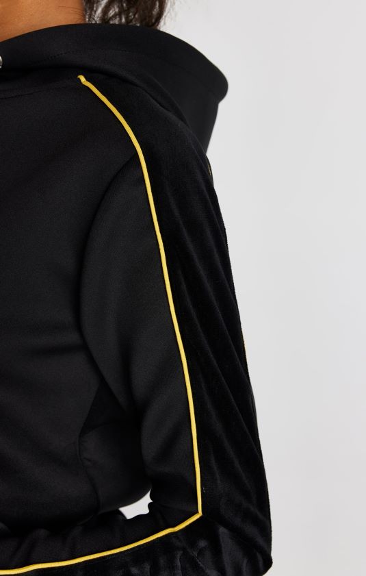 top deportivo negro vestir mujer SikSilk 8TT44N106