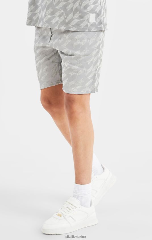 pantalón corto con estampado plateado messi - gris jaspeado vestir Niños SikSilk x 8TT44N311
