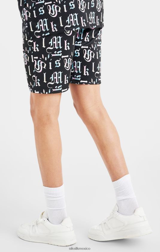 short messi negro estampado vestir Niños SikSilk x 8TT44N312