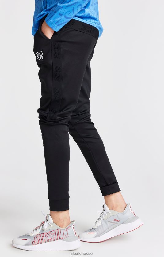 joggers negros ajustados vestir Niños SikSilk 8TT44N302