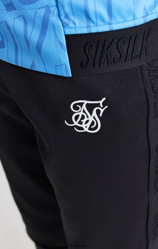 joggers negros ajustados vestir Niños SikSilk 8TT44N302