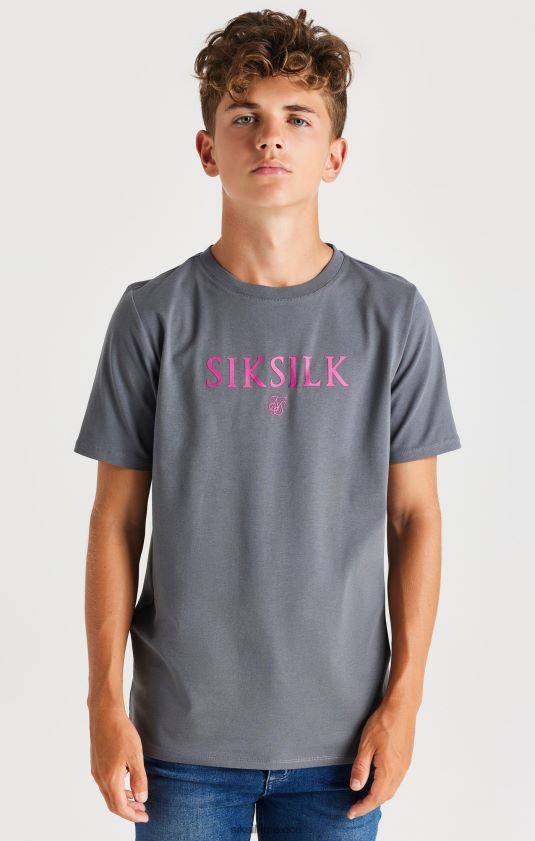 camiseta gris con la marca vestir Niños SikSilk 8TT44N280