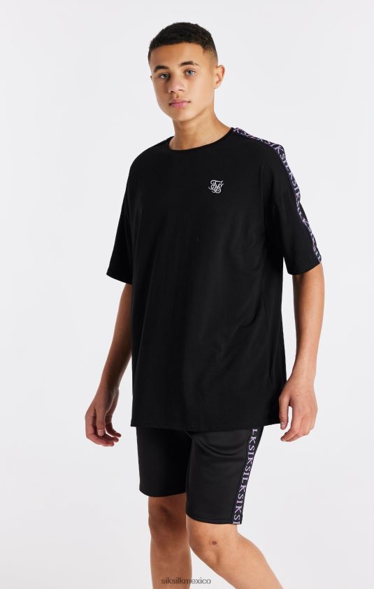 camiseta negra con cinta vestir Niños SikSilk 8TT44N285