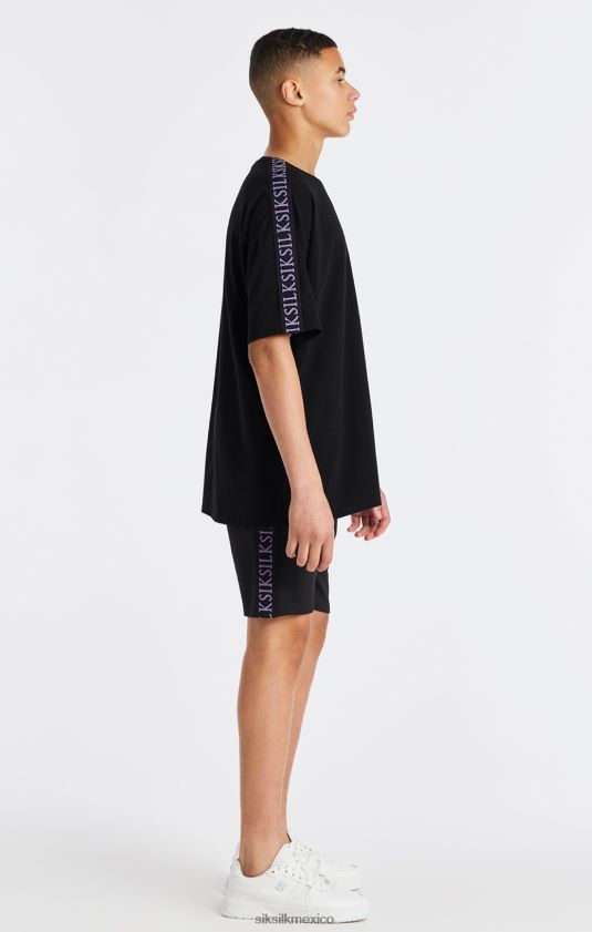 camiseta negra con cinta vestir Niños SikSilk 8TT44N285