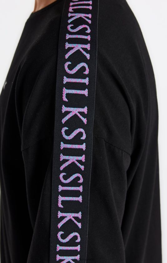 camiseta negra con cinta vestir Niños SikSilk 8TT44N285