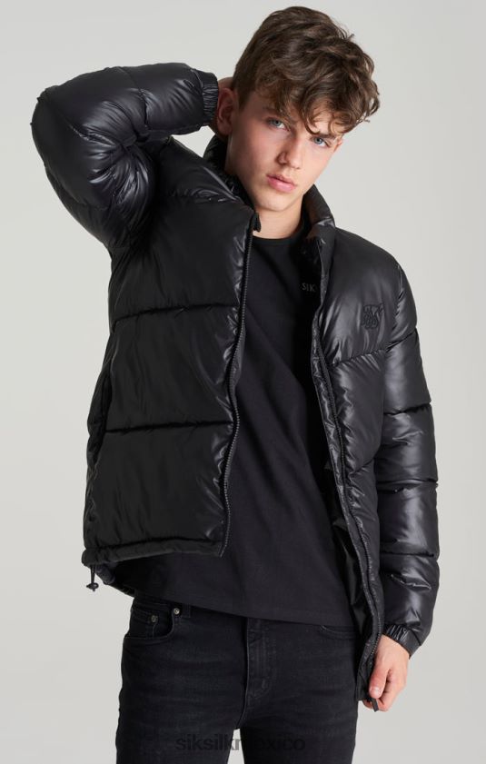 chaqueta burbuja negra vestir Niños SikSilk 8TT44N300