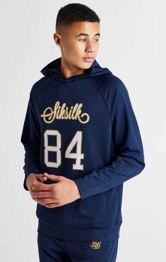sudadera con capucha retro azul marino vestir Niños SikSilk 8TT44N294